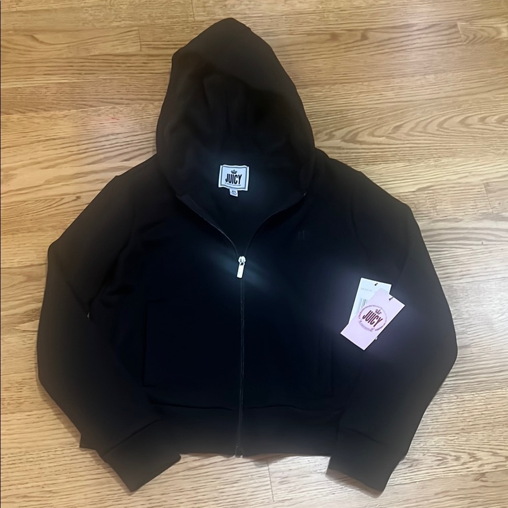 Juicy Couture Black Zip-Up Hoodie